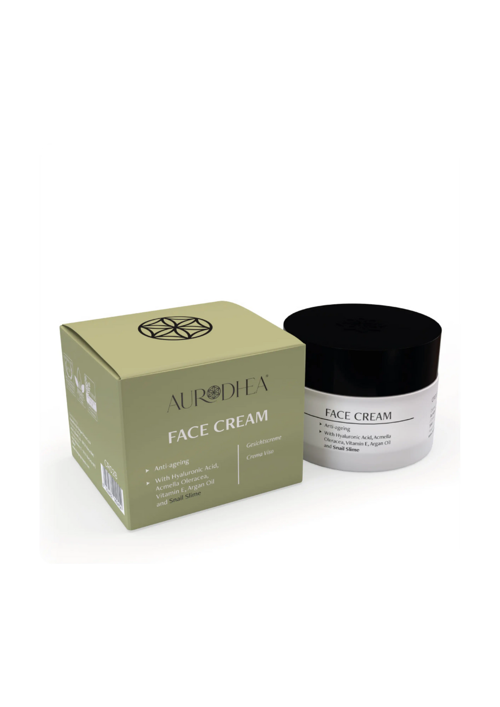 Crème visage anti-âge à la bave d'escargot Aurodhea Sacha Beauty Cosmetics