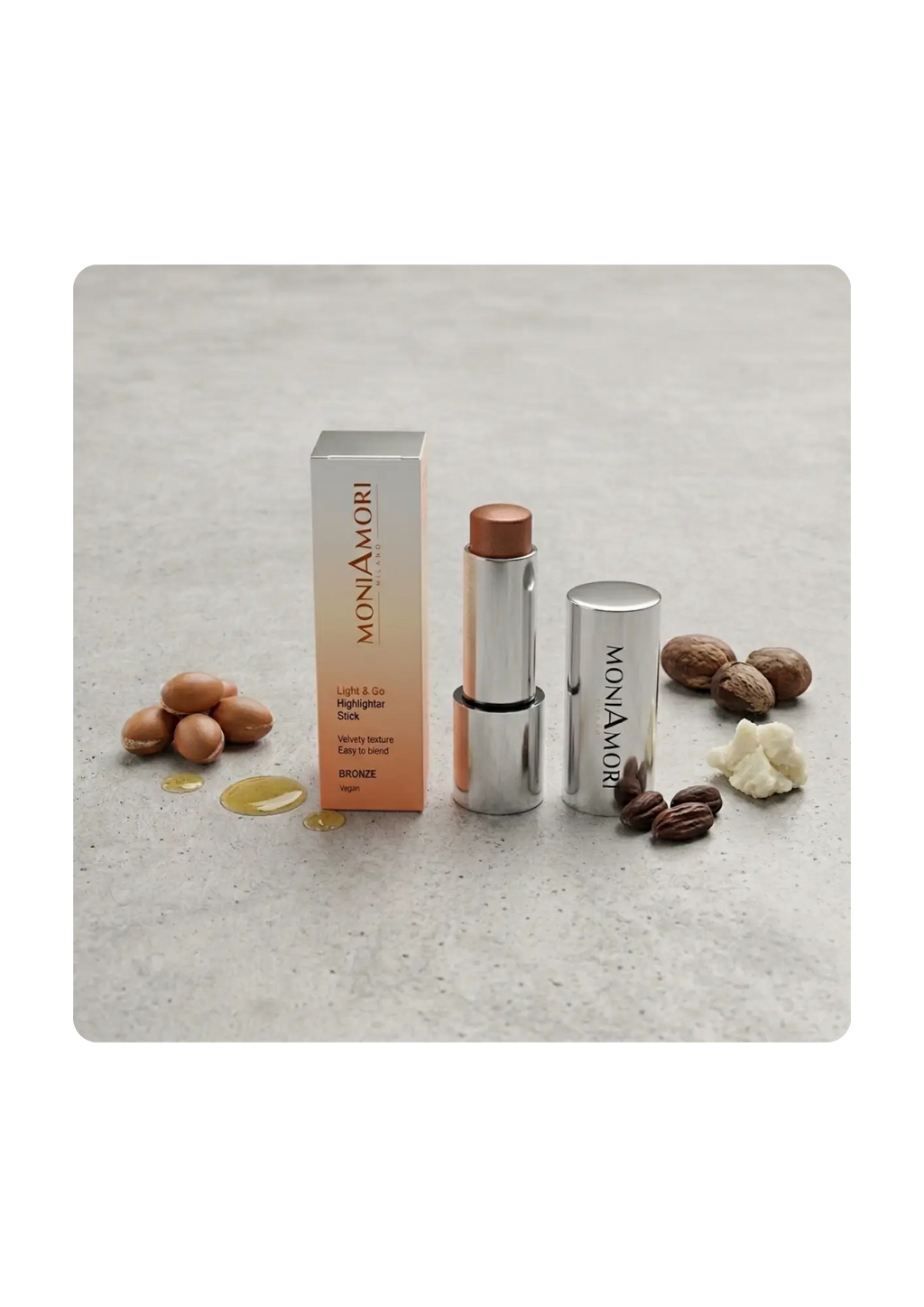 Light & Go | Highlighter Stick | Bronze Sacha Beauty Cosmetics