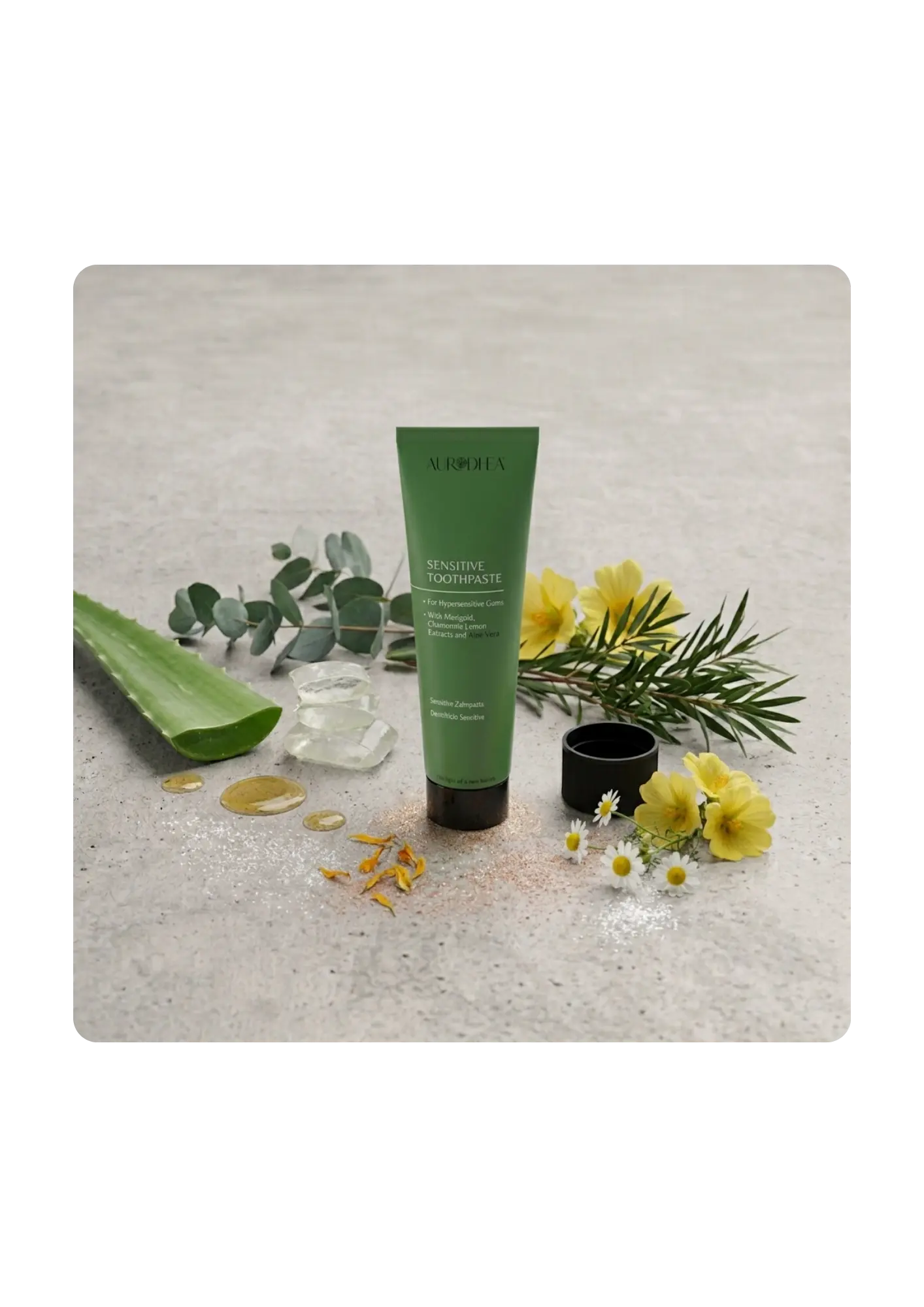 Dentifrice Sensitive à l’Aloe Vera Sacha Beauty Cosmetics