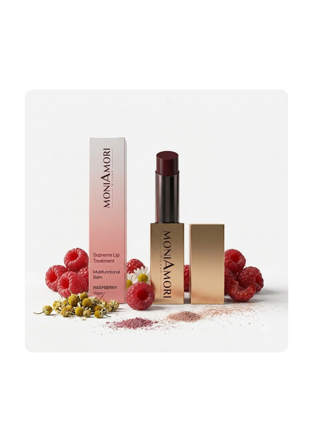 Baume à lèvres réparateur – Supreme Lip Treatment Framboise Sacha Beauty Cosmetics