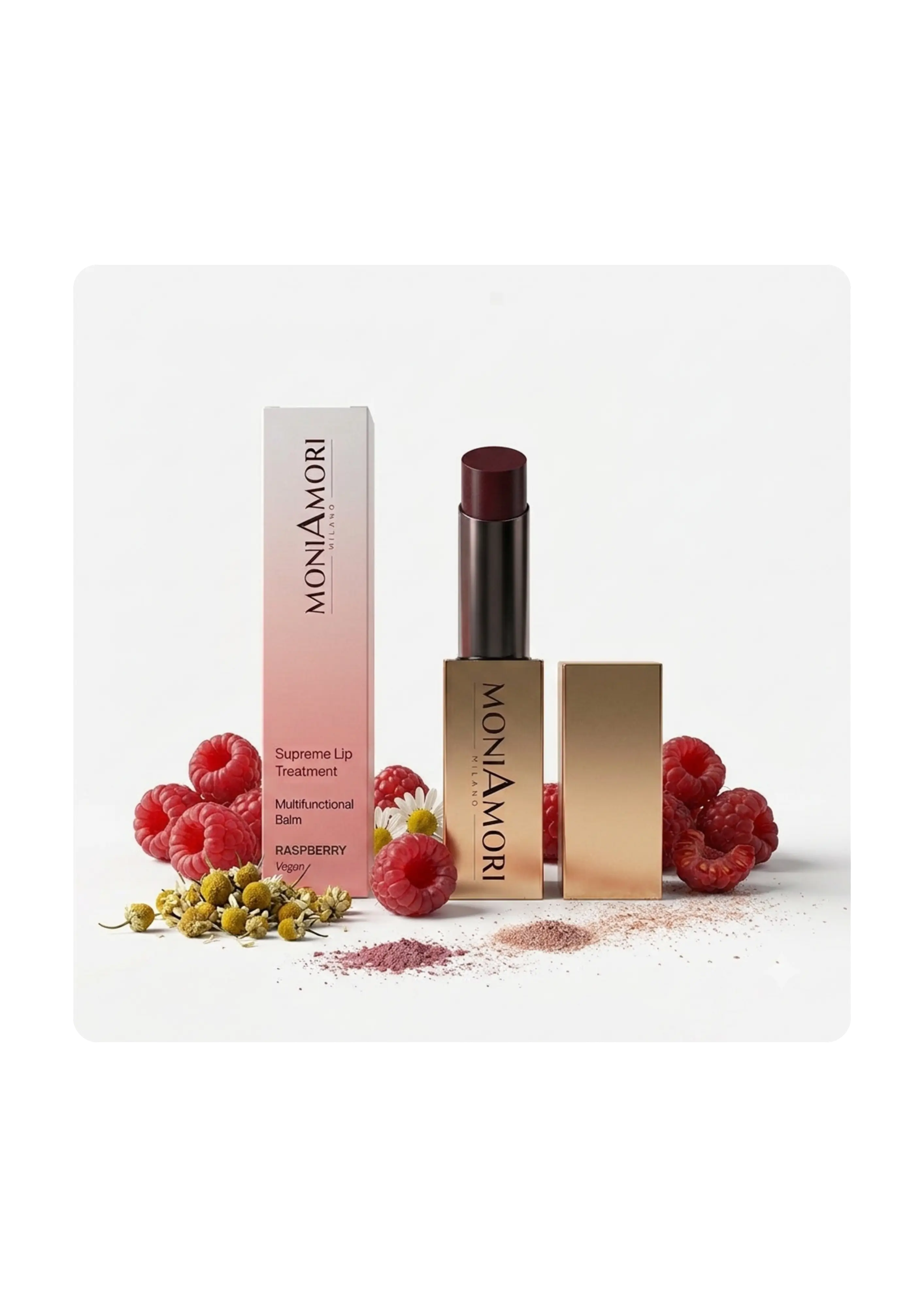 Baume à lèvres réparateur – Supreme Lip Treatment Framboise Sacha Beauty Cosmetics