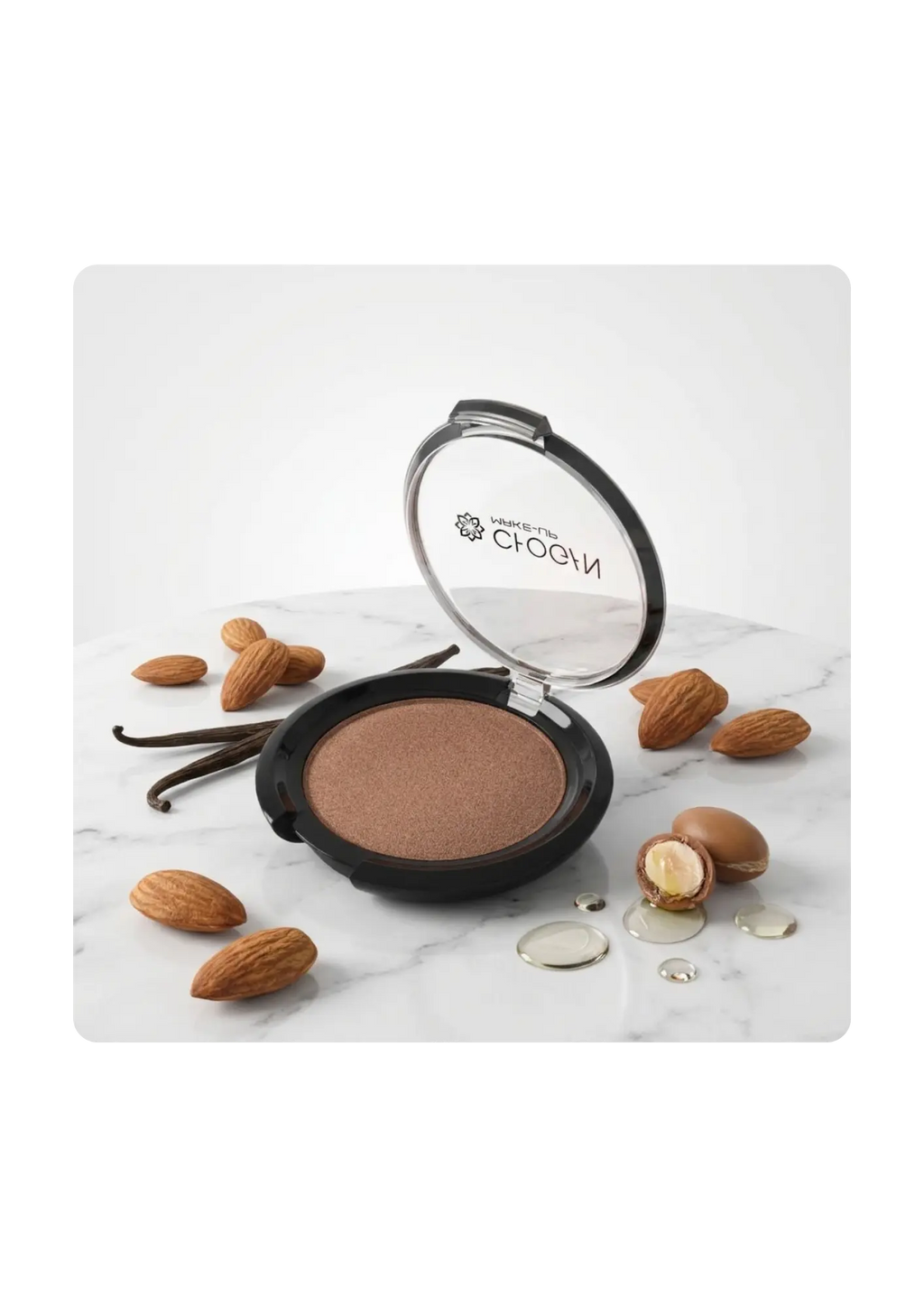Ombre à paupières compacte Shimmer Antique Pink Sacha Beauty Cosmetics