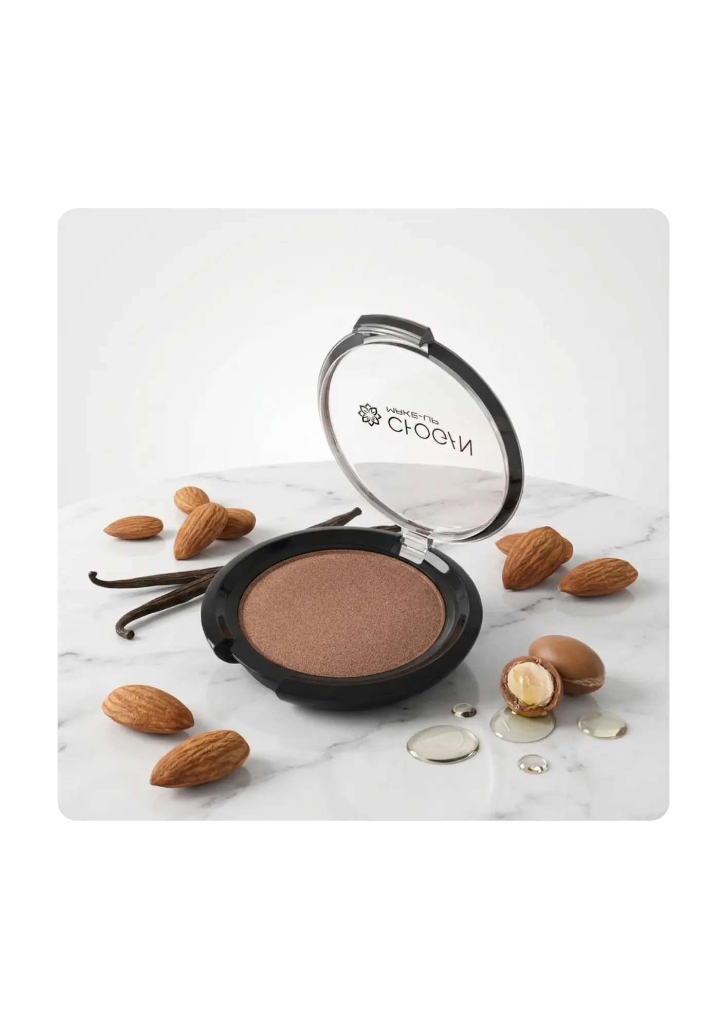 Ombre à paupières compacte Shimmer Antique Pink Sacha Beauty Cosmetics