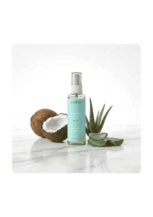 Brume parfumée corps à la Noix de Coco des Caraïbes Sacha Beauty Cosmetics