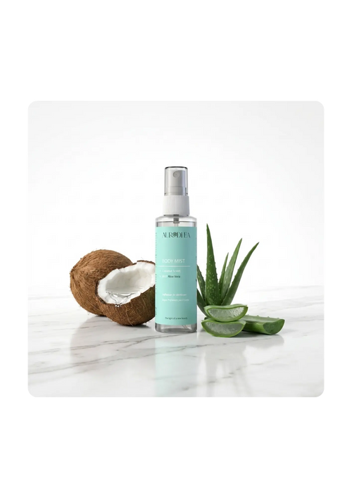 Brume parfumée corps à la Noix de Coco des Caraïbes Sacha Beauty Cosmetics