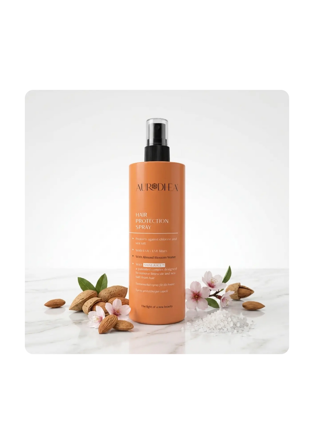 Spray capillaire protecteur Solaire Aurodhea – Chlore et Sel Sacha Beauty Cosmetics