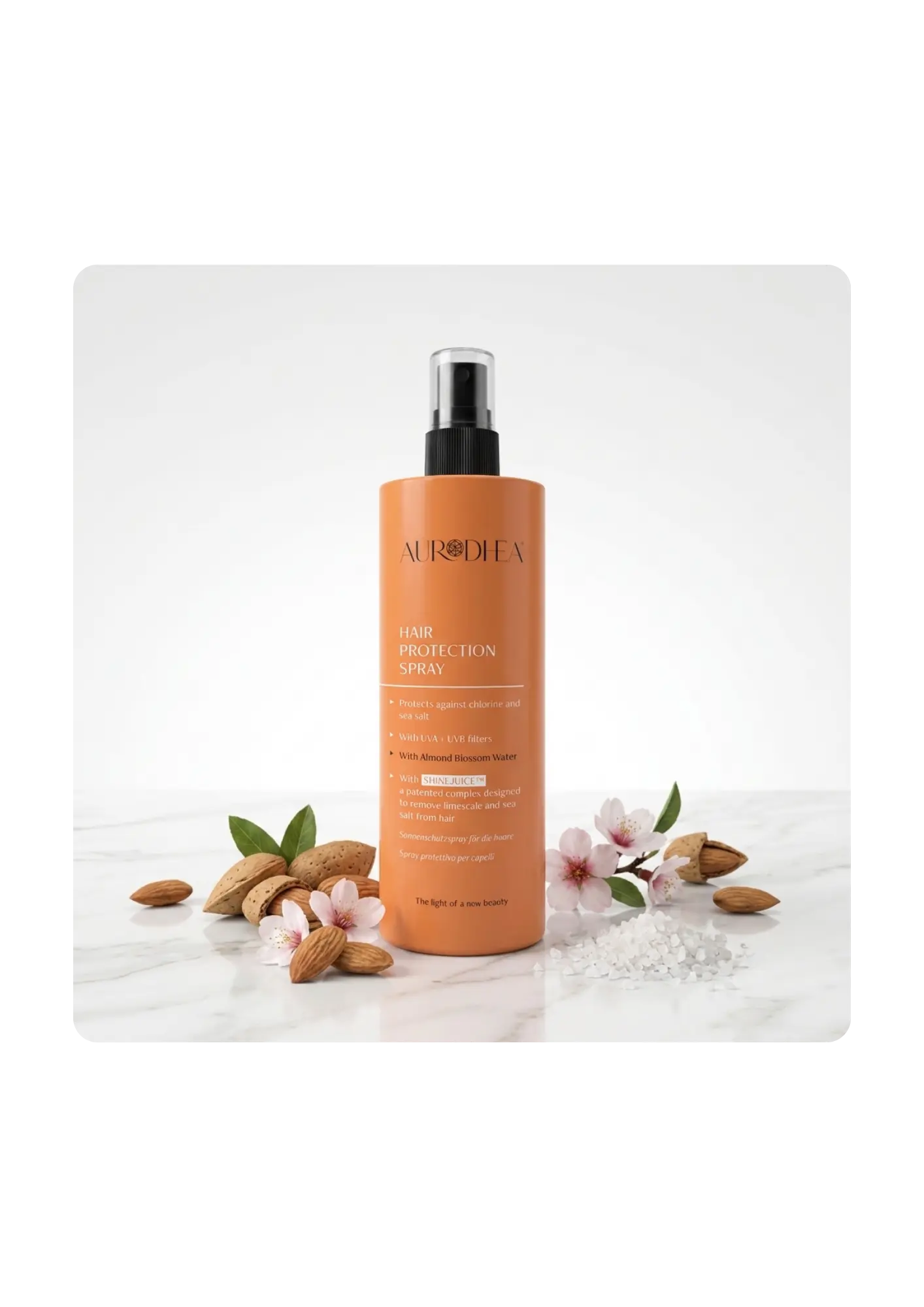 Spray capillaire protecteur Solaire Aurodhea – Chlore et Sel Sacha Beauty Cosmetics
