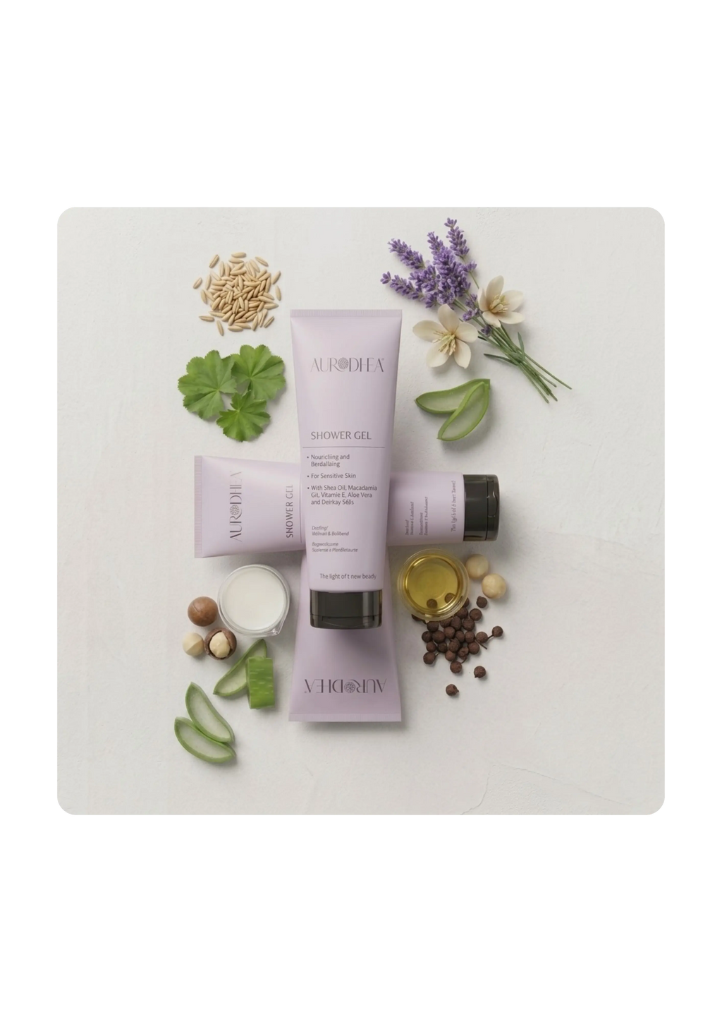 Gel douche au Lait d’Ânesse Sacha Beauty Cosmetics