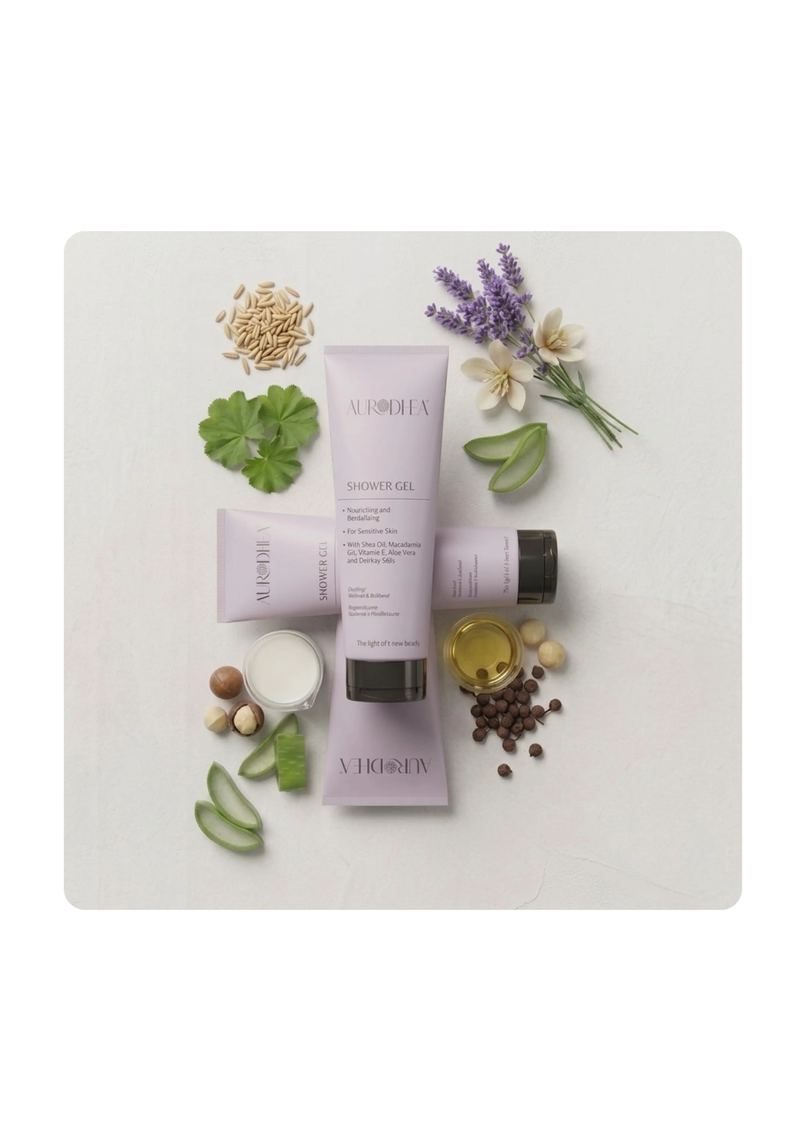 Gel douche au Lait d’Ânesse Sacha Beauty Cosmetics