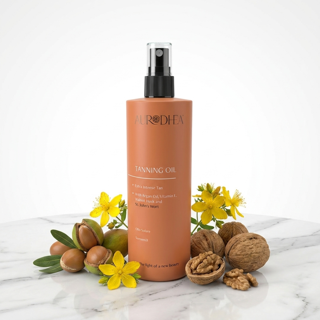 Huile Solaire au Brou de Noix et au Millepertuis Sacha Beauty Cosmetics