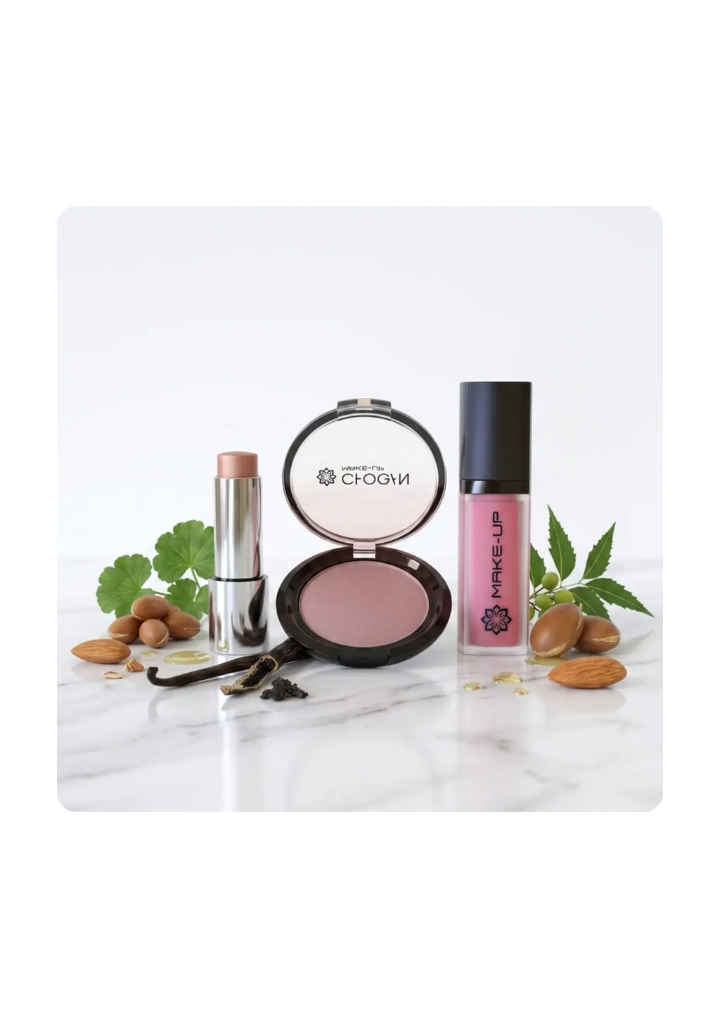 Pack beauté maquillage Glow – Teint et Regard Éclatants Sacha Beauty Cosmetics