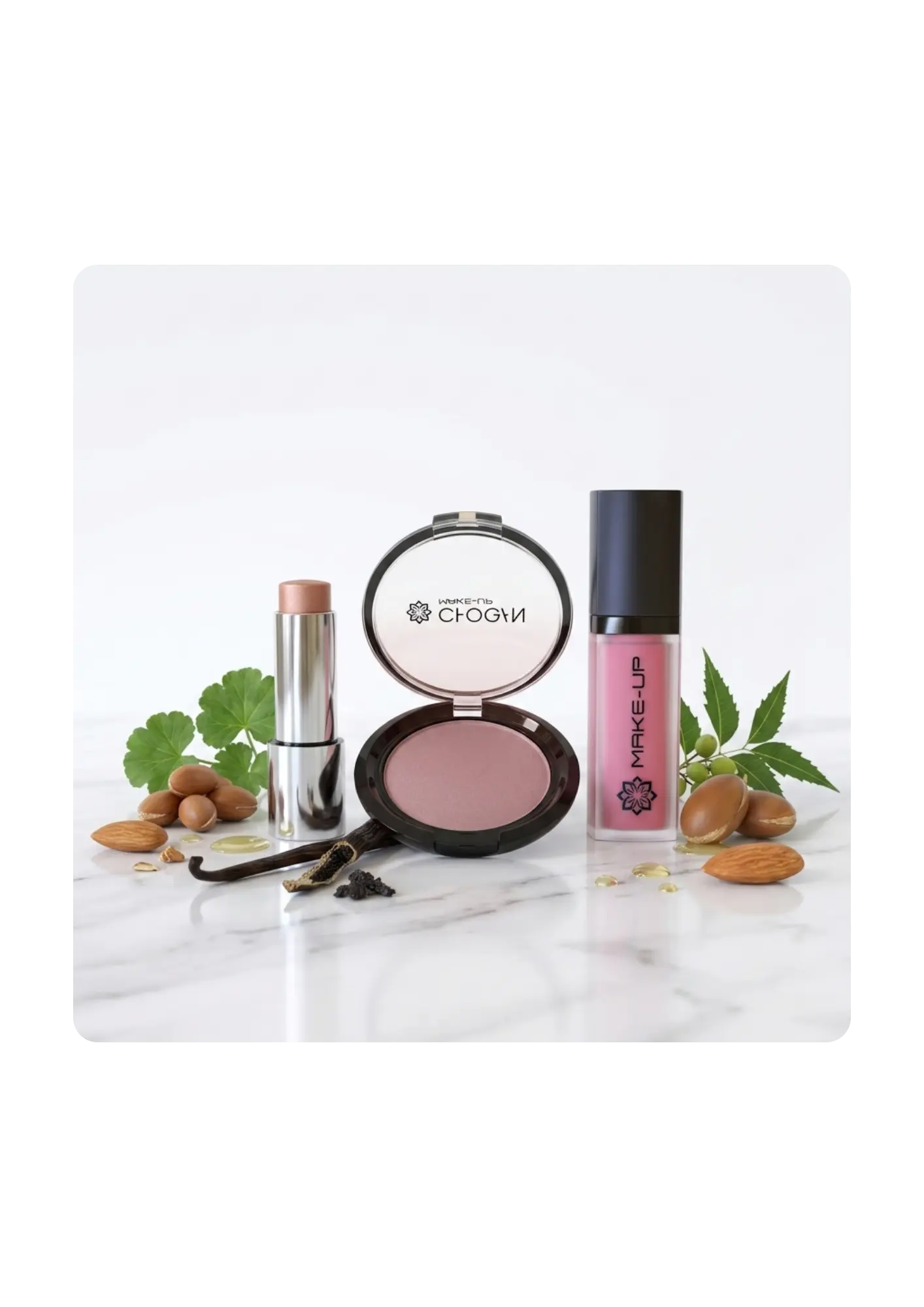 Pack beauté maquillage Glow – Teint et Regard Éclatants Sacha Beauty Cosmetics